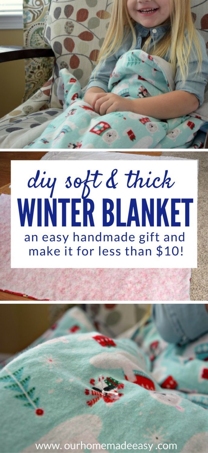 Super Soft & Cozy Winter Flannel Blanket for less than $10! -   12 DIY Clothes Step By Step winter ideas