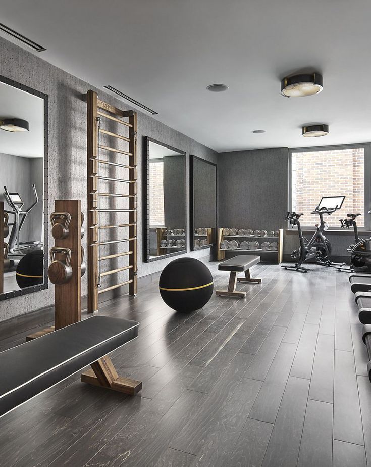 ? 30+ Best Home Gym Ideas and Gym Rooms for Your Training Room -   12 fitness Gym interior ideas