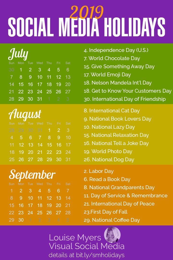 101 Social Media Holidays You Need 2019–20: Indispensable! -   12 fitness Instagram calendar ideas