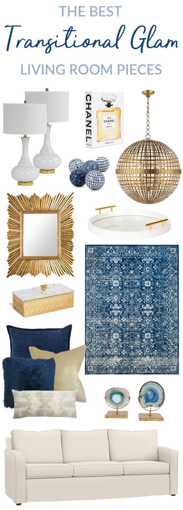 The Best Transitional Glam Living Room Pieces -   12 home accents Pieces entryway ideas
