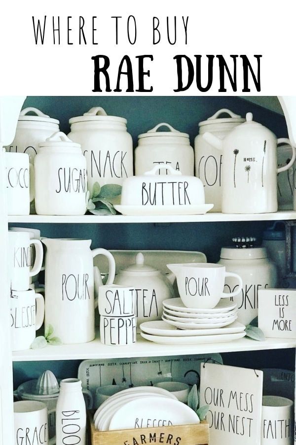 WHERE TO BUY RAE DUNN THAT WILL MAKE YOUR FARMHOUSE DECOR -   12 home accessories Display beautiful ideas