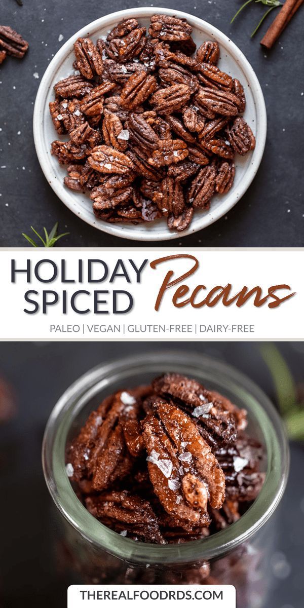 Holiday Spiced Pecans -   12 paleo holiday Appetizers ideas