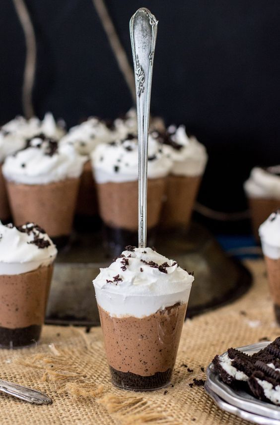 13 desserts For Parties shot glasses ideas