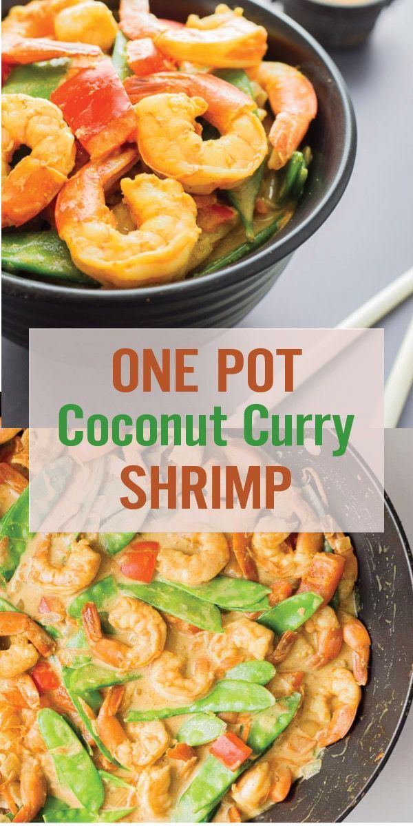 One Pot Coconut Shrimp Curry -   13 healthy recipes Shrimp greek yogurt ideas