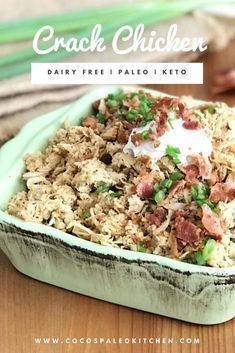 Crack Chicken - Dairy Free -   13 healthy recipes Zucchini dairy free ideas