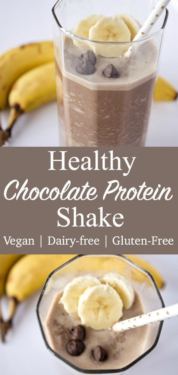 Healthy Chocolate Protein Shake -   13 healthy recipes Zucchini dairy free ideas