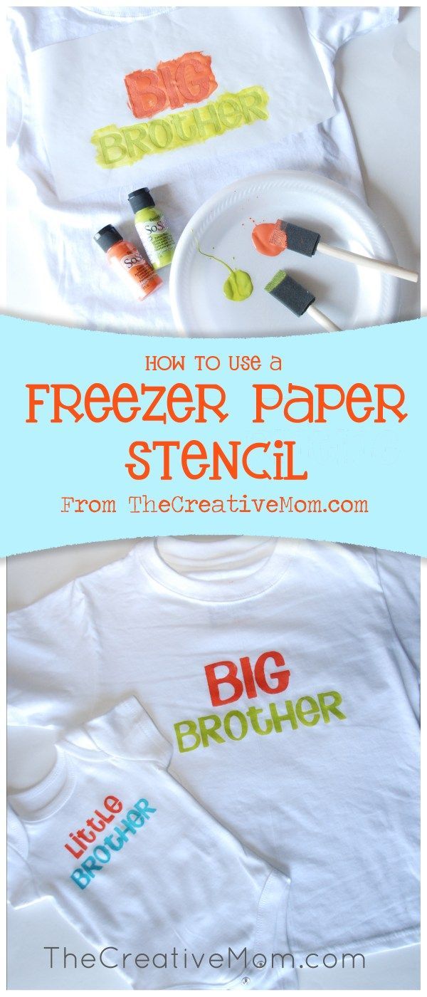 How to use a Freezer Paper Stencil -   15 DIY Clothes Paint freezer paper ideas