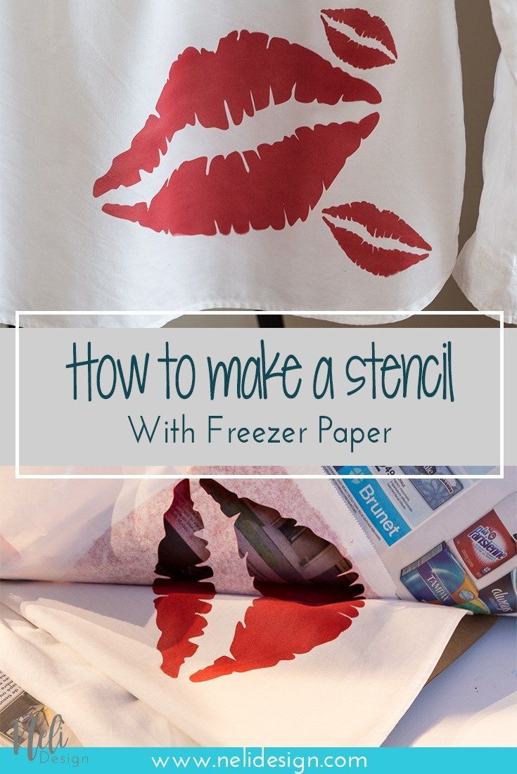 15 DIY Clothes Paint freezer paper ideas