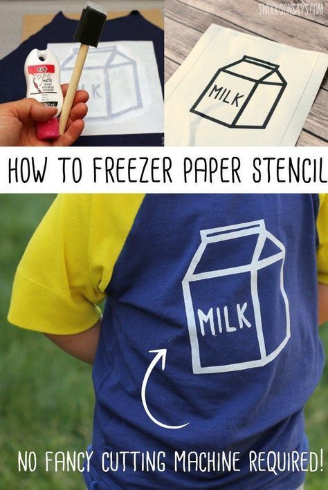 15 DIY Clothes Paint freezer paper ideas