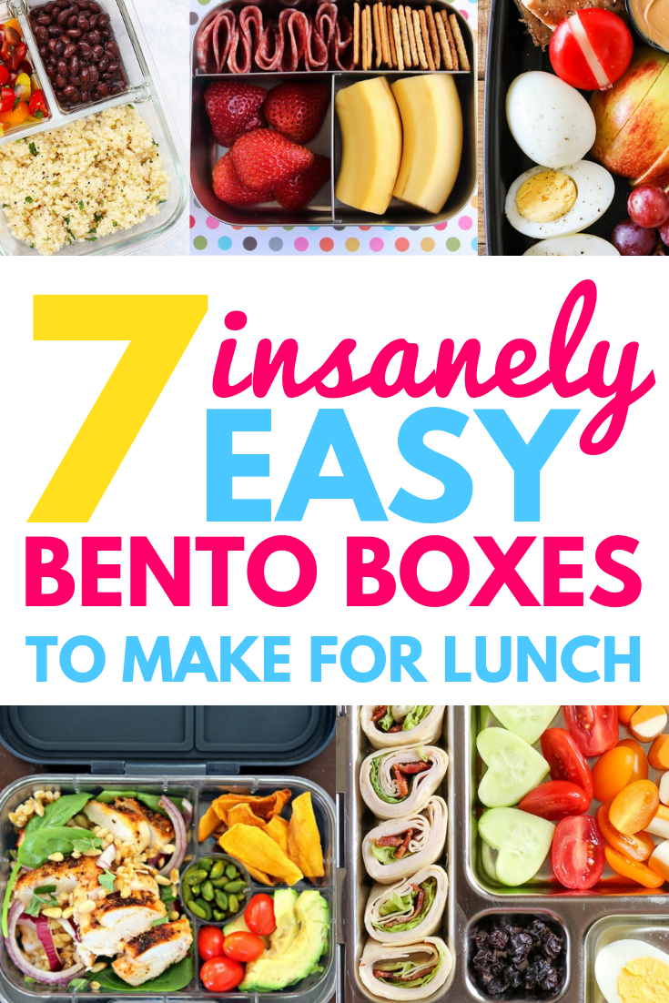 TIRED OF BORING LUNCHES? TRY ONE OF THESE 7 EASY BENTO BOXES -   15 healthy recipes Lunch simple ideas