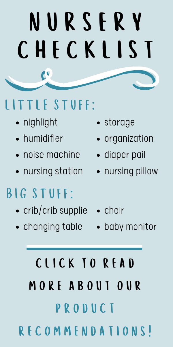 The Ultimate Nursery Checklist - Everything You'll Need for Your New Baby -   15 room decor Boys gender neutral ideas