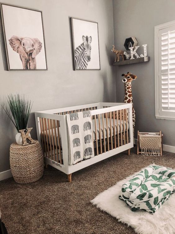 The 10 Best Jungle / Safari Themed Nurseries -   15 room decor Boys gender neutral ideas