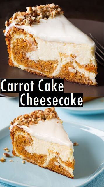 Carrot Cake Cheesecake Recipe -   16 desserts Cheesecake treats ideas