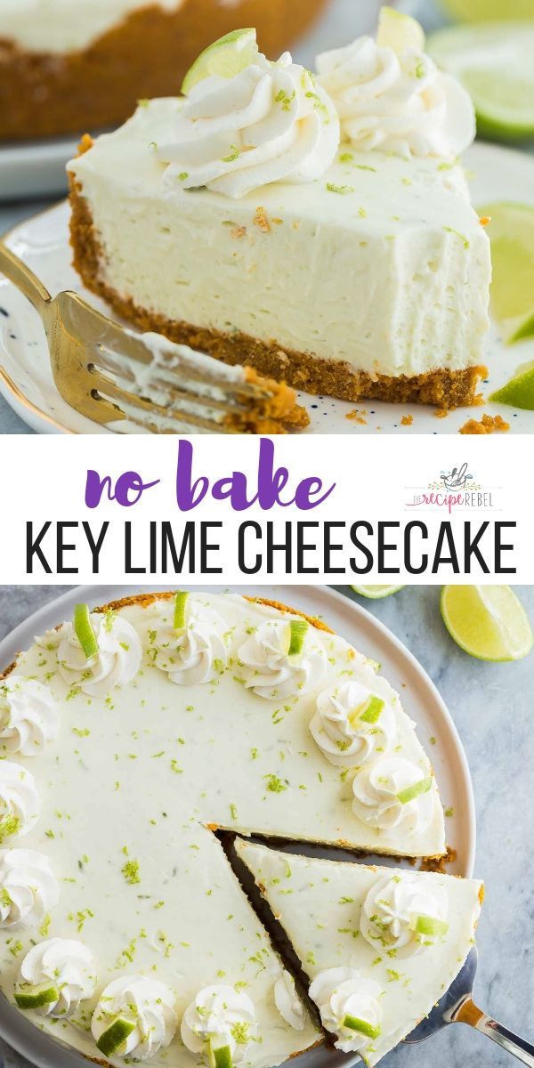No Bake Key Lime Cheesecake -   16 desserts Cheesecake treats ideas