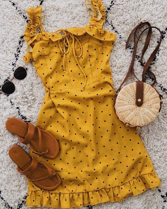 Short summer dress yellow -   16 dress Outfits beautiful ideas