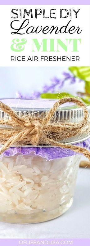 Quick and Easy DIY: Lavender and Mint Rice Air Freshener -   16 fabric crafts essential oils ideas