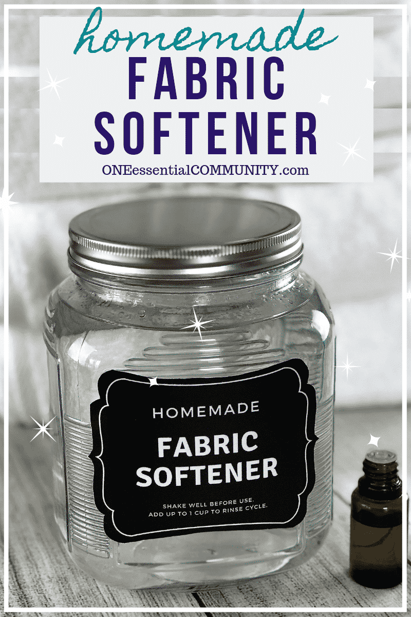 Homemade Fabric Softener {made with essential oils} -   16 fabric crafts essential oils ideas