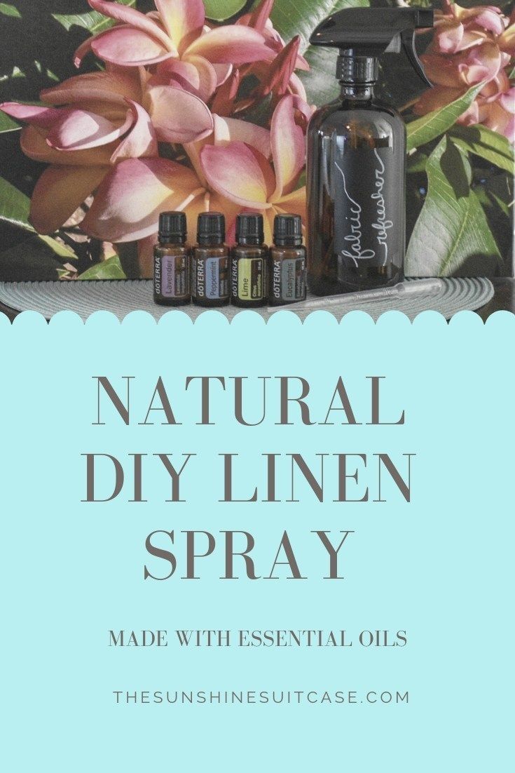 Linen Spray DIY made with Essential Oils -   16 fabric crafts essential oils ideas