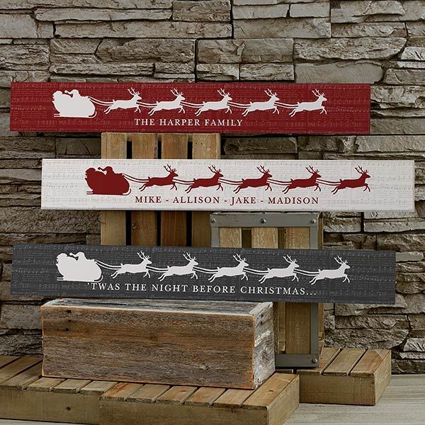 Nostalgic Noel Personalized Wooden Sign -   16 holiday Signs vinyls ideas