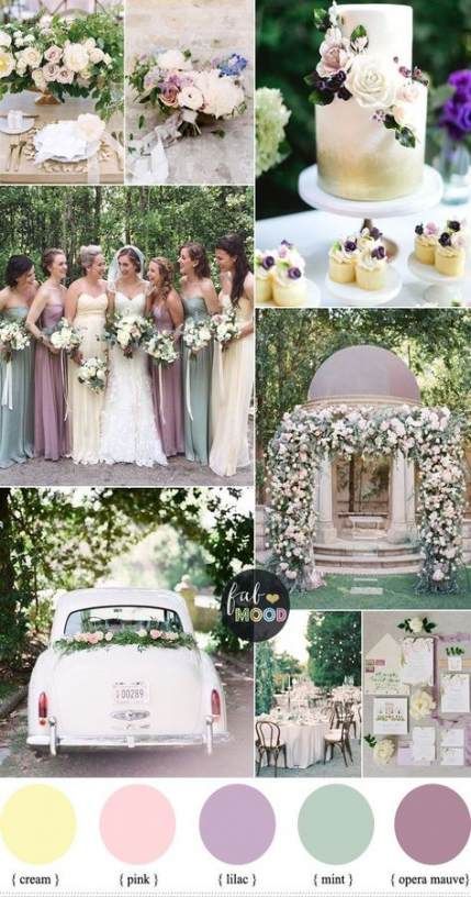 52 best Ideas wedding colors fall purple green colour palettes -   16 wedding Summer colour palettes ideas
