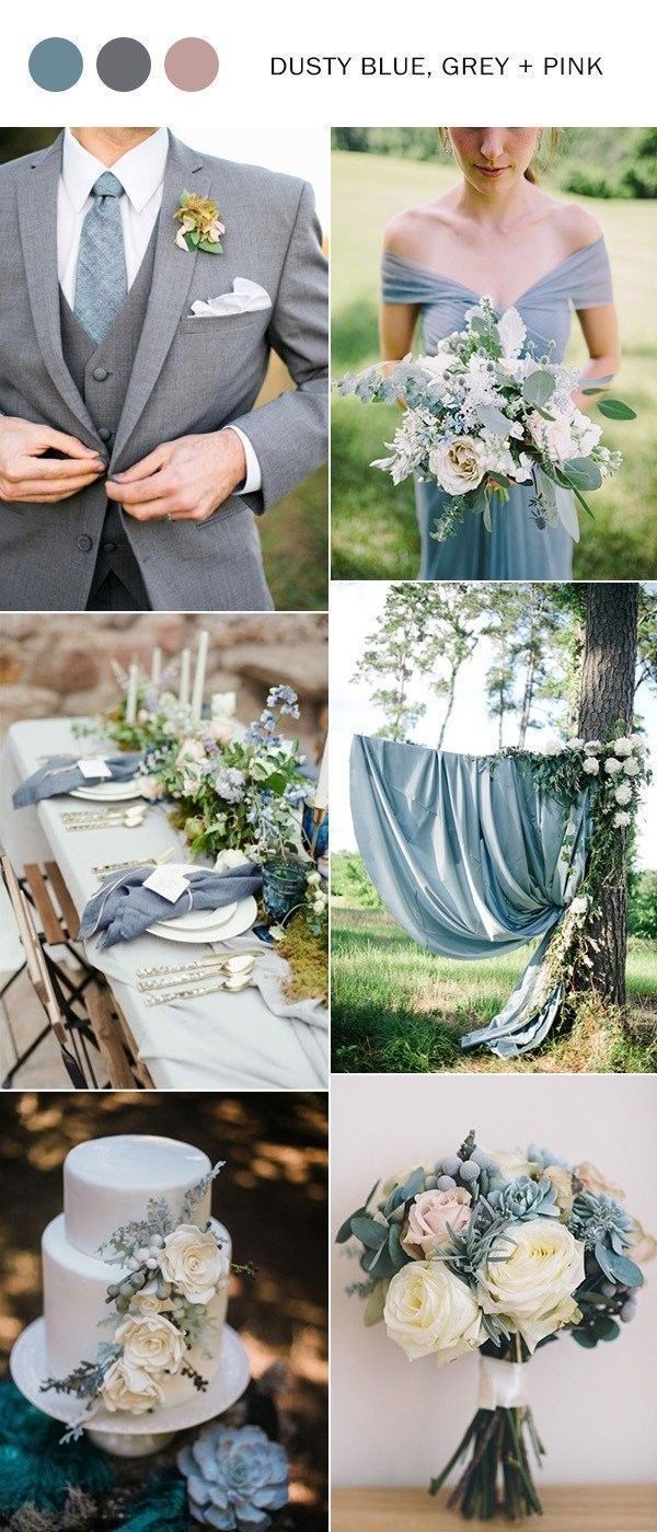 Top 5 Shades of Blue Wedding Color Ideas to Love -   16 wedding Summer colour palettes ideas