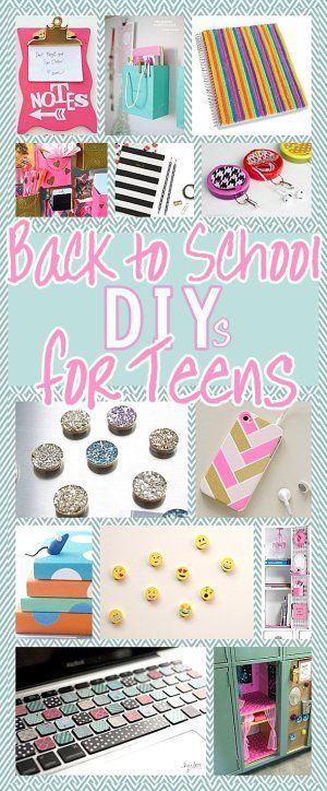 The BEST Back to School DIY Projects for Teens and Tweens {Locker Decorations, Customized School Supplies, Accessories and MORE!} -   17 DIY Clothes For Teens do it yourself ideas