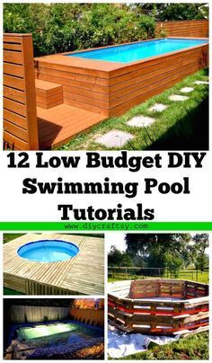 12 Low Budget DIY Swimming Pool Tutorials -   17 diy projects Outdoor budget ideas