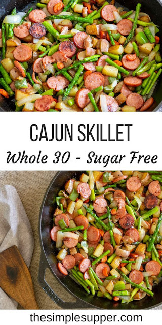 Cajun Asparagus And Sausage Skillet -   17 healthy recipes Clean easy ideas