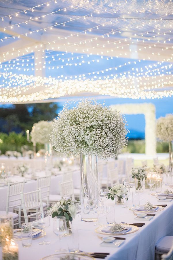 Elegant All Baby's Breath Wedding -   17 wedding Decoracion elegant ideas