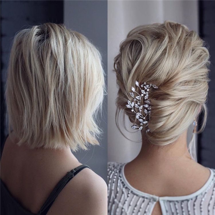 50 Stylish Short Hairstyle Ideas for Women You Can Try 2019 -   17 wedding hairstyles Short ideas
