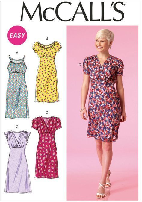 Misses Dresses McCalls Sewing Pattern No. 7116 -   18 dress Patterns peasant ideas
