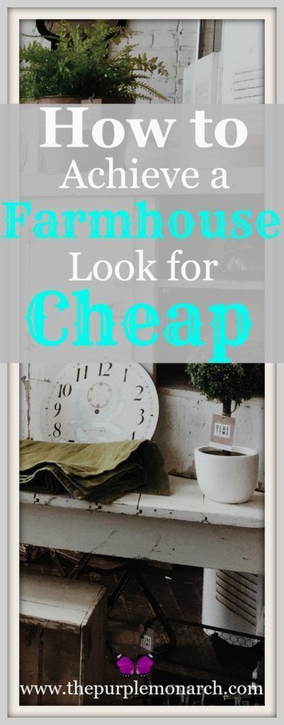 How to Achieve the Farmhouse Look for Cheap -   18 room decor On A Budget how to make ideas