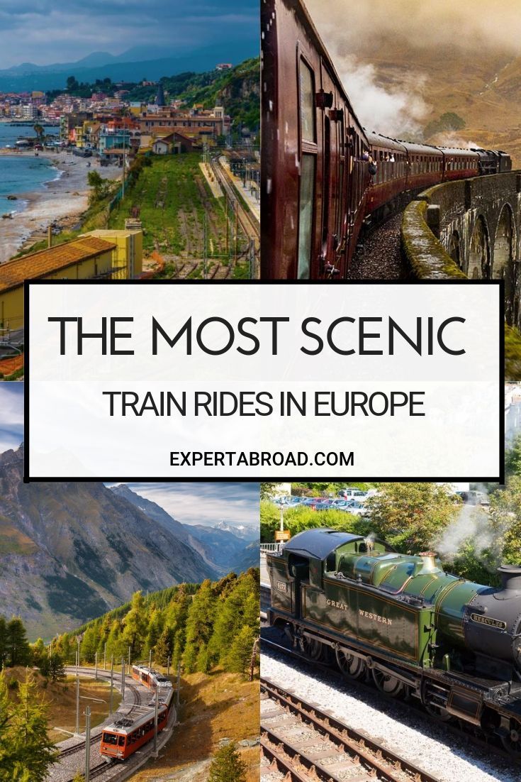The Most Scenic Train Rides in Europe -   18 travel destinations Wanderlust europe ideas