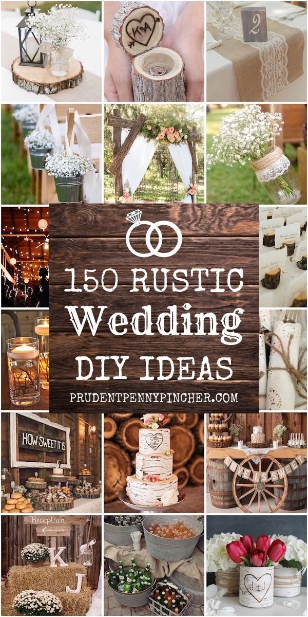 150 Best DIY Rustic Wedding Ideas -   18 wedding Rustic party ideas