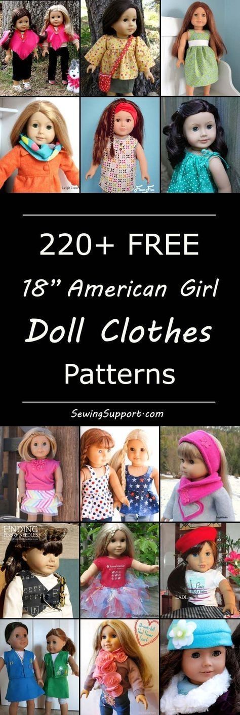 220+ Free Doll Clothes Patterns - 18 inch American Girl -   19 DIY Clothes Projects lace ideas