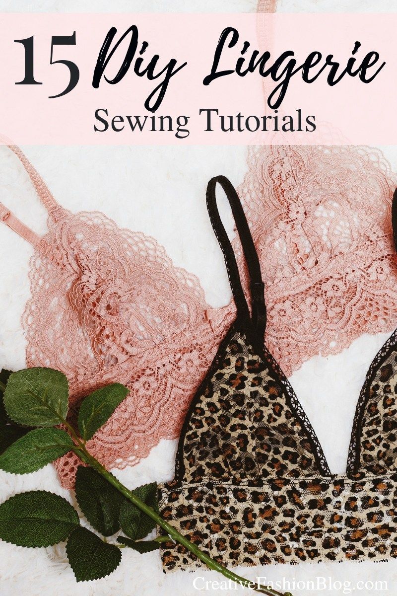 15 DIY Lingerie, Bras, and Panties to Try in 2019 -   19 DIY Clothes Projects lace ideas