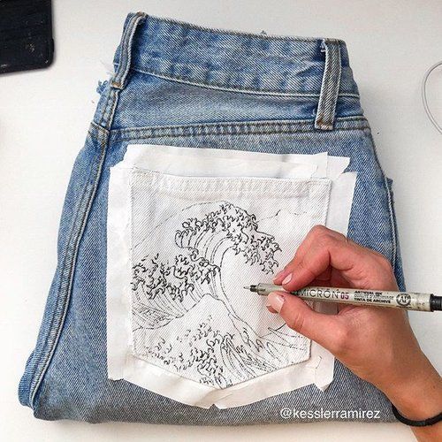 How to Paint On Jeans (5 steps with pictures) -   19 DIY Clothes Projects lace ideas