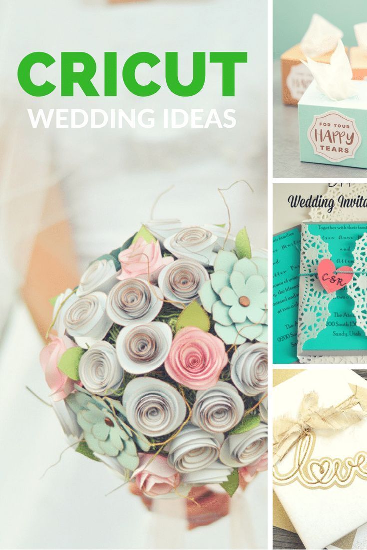 The Best Cricut Wedding Ideas -   19 diy projects Wedding tutorials ideas