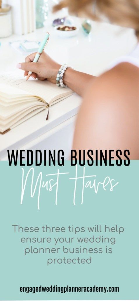 3 Wedding Planner Business Must Haves -   19 wedding Planner business ideas