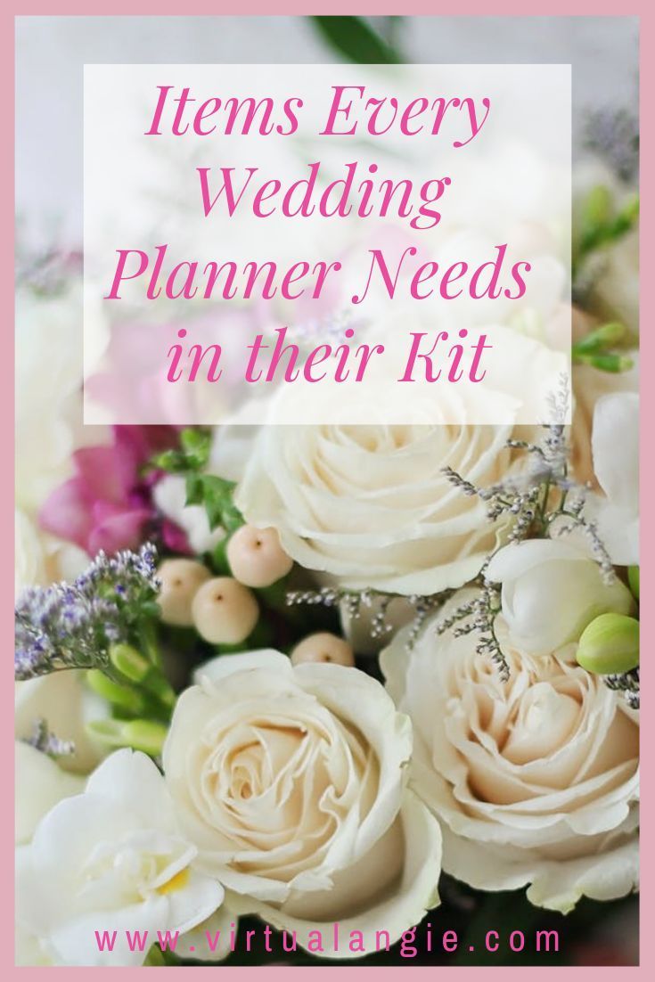 Items Every Wedding Planner Needs in their Kit -   19 wedding Planner business ideas