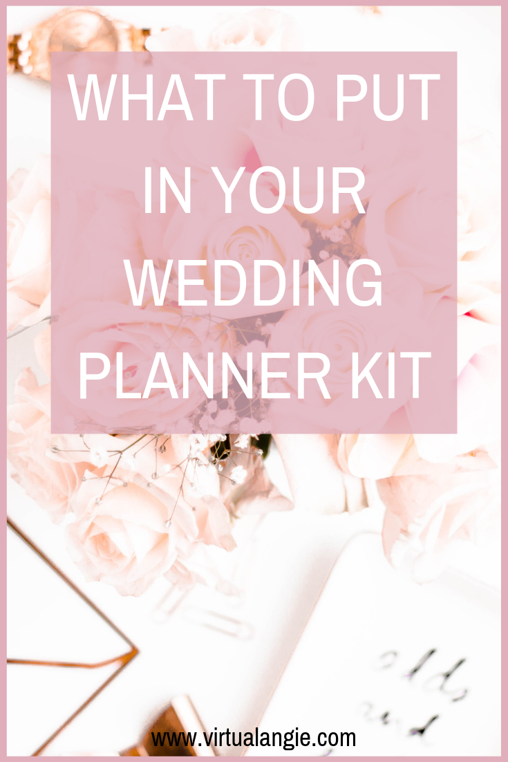 Items Every Wedding Planner Needs in their Kit -   19 wedding Planner business ideas