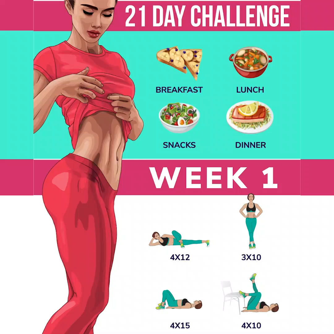 21 Day Challenge for Perfect Body -   20 diet Challenge videos ideas