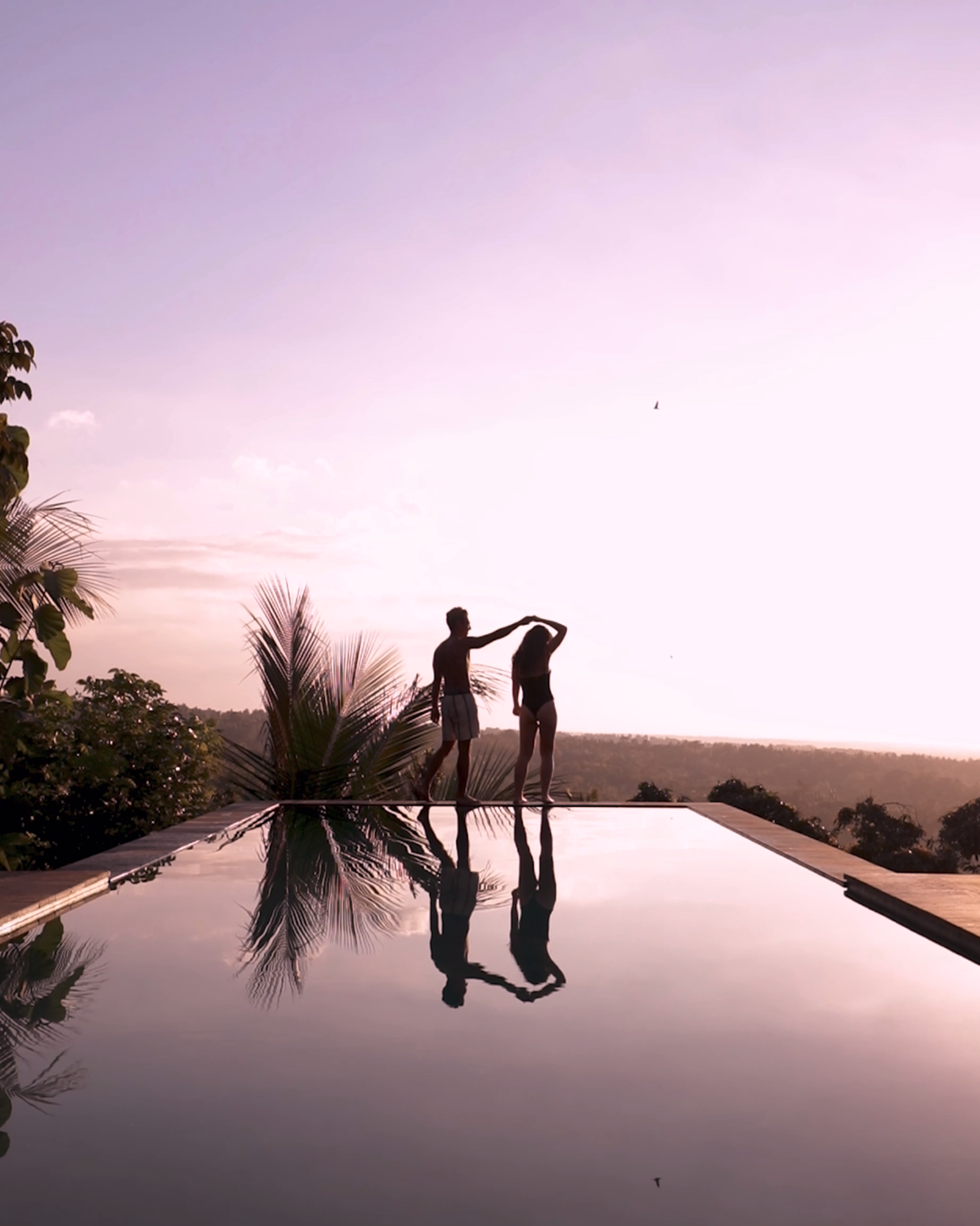 Travel Couple Goals - Infinity Pool Sunset in Bali -   21 travel destinations Videos photography ideas