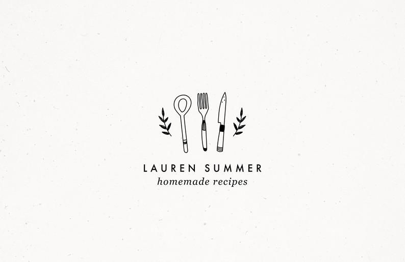 Cooking Baking Recipe Blog Premade Logo Design, Food Branding for Foodie Blog, Restaurant Nutrition Diet Healthy Organic Balanced Lifestyle -   7 diet Logo fonts ideas