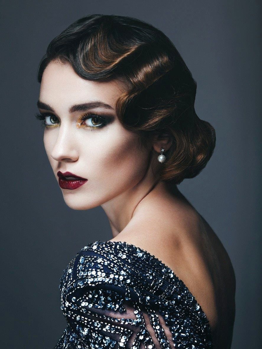 20 Classy Finger Wave Hairstyles for Women -   9 hairstyles Women 20s ideas