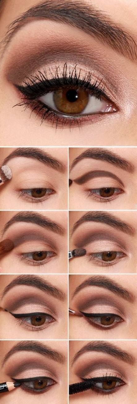 50 Ideas Eye Makeup Neutral Step By Step -   9 neutral makeup Step By Step ideas