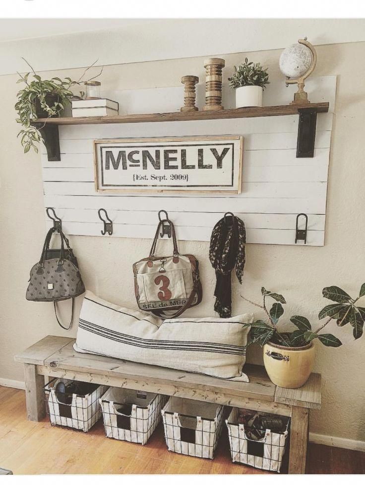 Established Sign, Wedding Decor, Wedding Gift, Anniversary Present, Rustic, Farmhouse Style, Framed -   9 Living room entryway decor ideas