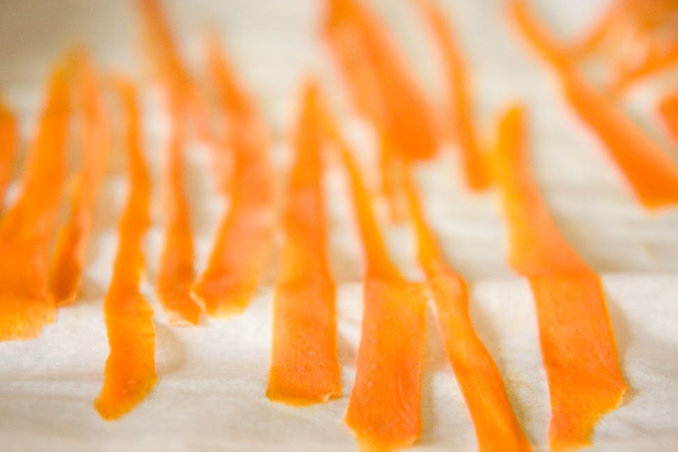 Candied Carrot Curls -   10 carrot cake Drawing ideas