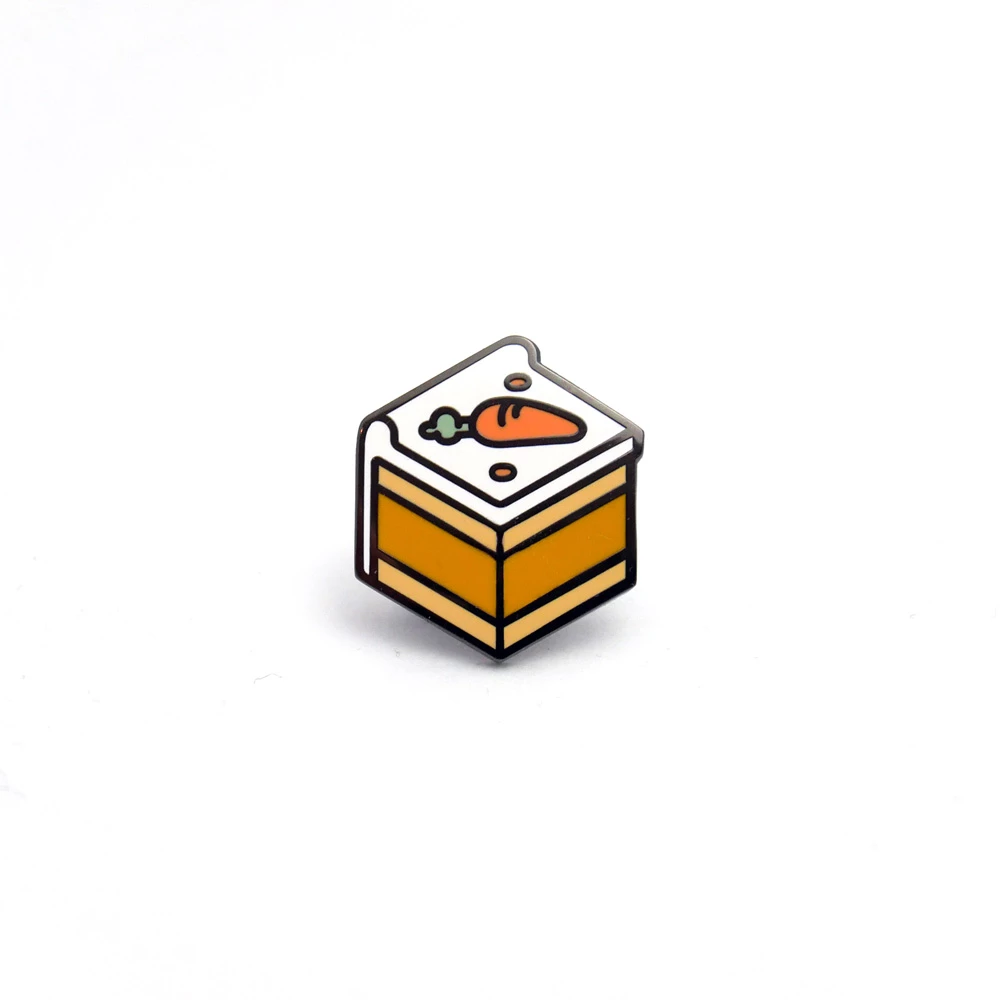 Carrot Cake Enamel Pin -   10 carrot cake Drawing ideas