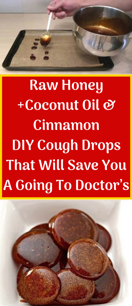 Raw Honey+Coconut Oil & Cinnamon-DIY Cough Drops That Will Save You A Trip To The Doctor's -   10 fitness coconut oil ideas